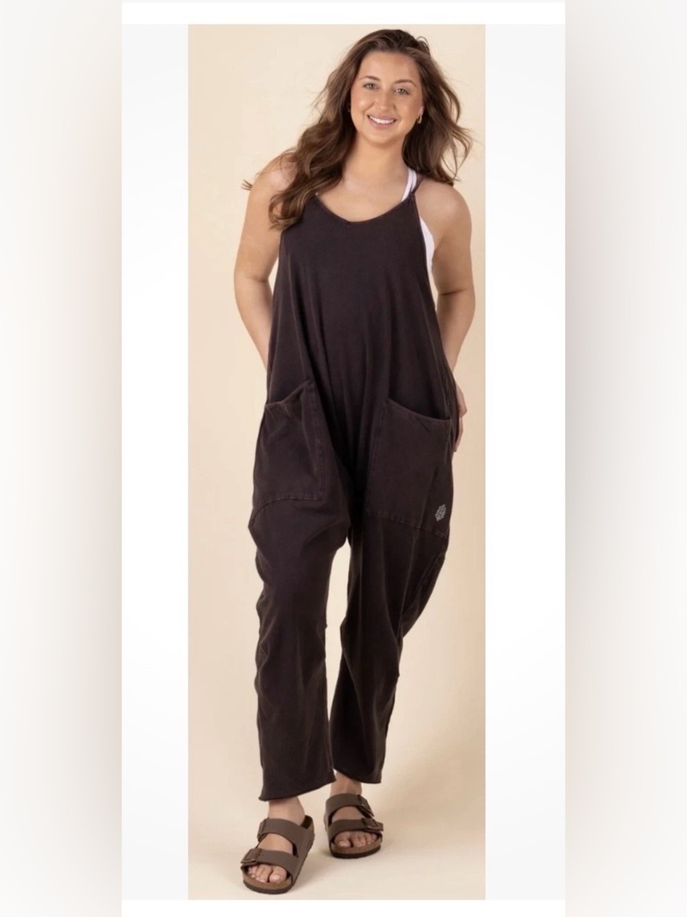 Free People Hot Shot Jumpsuit / Romper Size L
